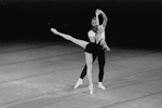 New York City Ballet production of "The Four Temperaments" with Kipling Houston and Heather Watts, choreography by George Balanchine (New York)