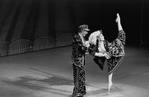 New York City Ballet production of "Union Jack" with Patricia McBride and Mikhail Baryshnikov, choreography by George Balanchine (New York)