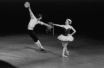 New York City Ballet production of "Tarantella" with Patricia McBride and Robert Weiss, choreography by George Balanchine (New York)