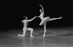 New York City Ballet production of "Divertimento No. 15" with Merrill Ashley and Robert Weiss, choreography by George Balanchine (New York)