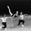 New York City Ballet production of "Agon" with Victor Castelli, Karin von Aroldingen and Tracy Bennett, choreography by George Balanchine (New York)