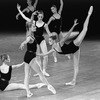 New York City Ballet production of "Agon" with Karin von Aroldingen and Suzanne Farrell, choreography by George Balanchine (New York)