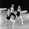 New York City Ballet production of "Agon" with Suzanne Farrell, Karin von Aroldingen and Bart Cook, choreography by George Balanchine (New York)