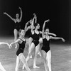 New York City Ballet production of "Agon" with Karin von Aroldingen, Renee Estopinal and Suzanne Farrell, choreography by George Balanchine (New York)