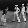 New York City Ballet production of "Fancy Free" with Timothy Fox, Peter Frame, Christopher d'Amboise, choreography by Jerome Robbins (New York)