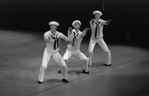 New York City Ballet production of "Fancy Free" with Timothy Fox, Peter Frame, Christopher d'Amboise, choreography by Jerome Robbins (New York)
