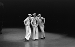 New York City Ballet production of "Fancy Free" with Christopher d'Amboise, Peter Frame & Timothy Fox, choreography by Jerome Robbins (New York)