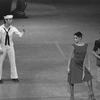 New York City Ballet production of "Fancy Free" with Bart Cook and Jean-Pierre Frohlich, Stephanie Saland and Lourdes Lopez, choreography by Jerome Robbins (New York)
