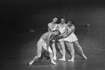 New York City Ballet production of "Apollo", Peter Martins with Karin von Aroldingen, Heather Watts and Kyra Nichols, choreography by George Balanchine (New York)
