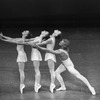 New York City Ballet production of "Apollo", Peter Martins with Heather Watts, Kyra Nichols and Karin von Aroldingen, choreography by George Balanchine (New York)