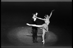 New York City Ballet production of "Ballet imperial", ("Tchaikovsky Suite No. 2") with Kyra Nichols and Christopher d'Amboise, choreography by Jacques d'Amboise (New York)