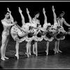 New York City Ballet production of "Divertimento No. 15" with Gerard Ebitz, Ib Andersen, Christopher d'Amboise and Elyse Borne, Maria Calegari, Merrill Ashley, Suzanne Farrell and Lourdes Lopez, choreography by George Balanchine (New York)