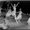 Kyra Nichols (center) in the New York City Ballet production of Balanchine's "Tschaikovsky Piano Concerto No. 2"