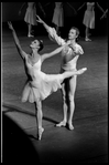 Merrill Ashley and Adam Lüders in the New York City Ballet production of Balanchine's "Tschaikovsky Piano Concerto No. 2"