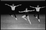 New York City Ballet production of "Agon" with Tracy Bennett, Karin von Aroldingen and Victor Castelli, choreography by George Balanchine (New York)
