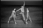 New York City Ballet production of "Suite from Histoire du Soldat" with Helene Alexopoulos, Maria Calegari and Ib Andersen, choreography by Peter Martins (New York)