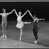 New York City Ballet production of "The Goldberg Variations" with Peter Frame, Judith Fugate and Jean-Pierre Frohlich, choreography by Jerome Robbins (New York)