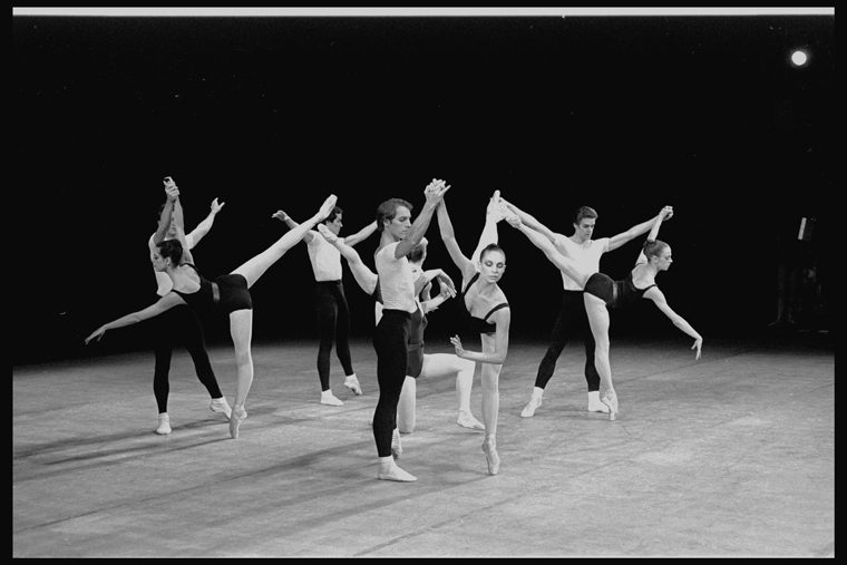 NYC Ballet dancers on stage