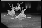 New York City Ballet production of "Souvenir de Florence" with Stephanie Saland (L) and Wilhelmina Frankfurt, choreography by John Taras (New York)