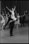Sean Lavery and Kyra Nichols in the New York City Ballet production of Jacques d'Amboise's "Tschaikovsky Suite No. 2"