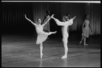 Kyra Nichols and Adam Lüders in the New York City Ballet production of Balanchine's "Tschaikovsky Piano Concerto No. 2"