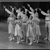 New York City Ballet production of "Piano Pieces" with choreography by Jerome Robbins (New York)