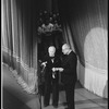 New York City Ballet Stravinsky Festival in June 1982, George Balanchine and Lincoln Kirstein drink a toast to Stravinsky (New York)