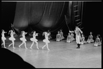 New York City Ballet production of "Circus Polka" with Jerome Robbins as ringmaster and the students from the School of American Ballet, choreography by Jerome Robbins (New York)