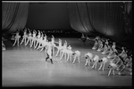 New York City Ballet production of "Circus Polka" with David Richardson as ringmaster and students from the School of American Ballet, choreography by Jerome Robbins (New York)