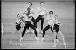 New York City Ballet production of "Agon" with Heather Watts, Mel Tomlinson, Victor Castelli, Tracy Bennett, Jean-Pierre Frohlich and Maria Calegari, choreography by George Balanchine (New York)