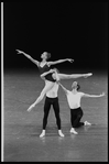 New York City Ballet production of "Agon" with Peter Frame, Paul Frame and Maria Calegari, choreography by George Balanchine (New York)