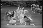 New York City Ballet production of "The Magic Flute" Nina Fedorova with Katrina Killian and David McNaughton, choreography by Peter Martins (New York)