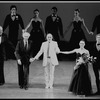 New York City Ballet production of "I'm Old Fashioned"; conductor Robert Irving takes a bow with composer Morton Gould, Jerome Robbins, Kyra Nichols and Sean Lavery, choreography by Jerome Robbins (New York)