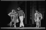 New York City Ballet production of "A Schubertiad" with Peter Martins rehearsing dancers, choreography by Peter Martins (New York)