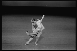Heather Watts and Adam Lüders in the New York City Ballet production of Balanchine's "Tschaikovsky Pas de Deux"