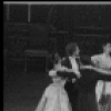 (Clockwise from left) Unidentified, Bart Cook, Patricia McBride, Joseph Duell, obscured, Sean Lavery, Suzanne Farrell, and unidentified in the New York City Ballet's production of Balanchine's "Liebeslieder Walzer"