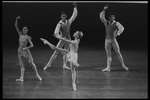 New York City Ballet production of "Seven by Five" with Lauren Hauser (center), Lisa Hess, Peter Frame and David Otto, choreography by Bart Cook (New York)