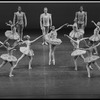 New York City Ballet production of "Divertimento No. 15" with Lauren Hauser, Darci Kistler, Merrill Ashley, Maria Calegari, Stephanie Saland, Peter Frame, Adam Luders and Victor Castelli, choreography by George Balanchine (New York)