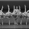 New York City Ballet production of "Divertimento No. 15" with Peter Frame, Lauren Hauser, Maria Calegari, Merrill Ashley, Adam Luders, Stephanie Saland, Darci Kistler, Victor Castelli, choreography by George Balanchine (New York)