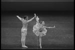 New York City Ballet production of "Divertimento No. 15" with Lauren Hauser and Peter Frame, choreography by George Balanchine (New York)