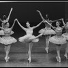 Merrill Ashley (center) in the New York City Ballet production of Balanchine's "Tschaikovsky Suite No. 3"