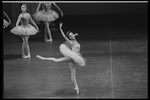 Merrill Ashley (front) in the New York City Ballet production of Balanchine's "Tschaikovsky Suite No. 3"