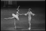 Merrill Ashley and Sean Lavery in the New York City Ballet production of Balanchine's "Tschaikovsky Suite No. 3"
