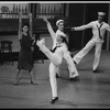 New York City Ballet production of "Fancy Free" with Stephanie Saland, Joseph Duell, Kipling Houston and Jean-Pierre Frohlich, choreography by Jerome Robbins (New York)