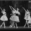 New York City Ballet production of "Coppelia", Act I with Patricia McBride and friends, choreography by George Balanchine and Alexandra Danilova after Marius Petipa (Saratoga)