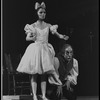 New York City Ballet production of "Coppelia", Act 2 with Dr. Coppelius (Shaun O'Brien) trying to animate his doll (whom Patricia McBride as Swanilda has replaced), choreography by George Balanchine and Alexandra Danilova (after Marius Petipa) (Saratoga)