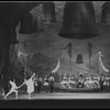 New York City Ballet production of "Coppelia", Act 3, the Festival of the Bells and the wedding of Swanilda (Patricia McBride) and Franz (Helgi Tomasson), choreography by George Balanchine and Alexandra Danilova after Marius Petipa (Saratoga)