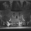 New York City Ballet production of "Coppelia", Act 3, the Festival of the Bells and the wedding of Swanilda (Patricia McBride) and Franz (Helgi Tomasson), choreography by George Balanchine and Alexandra Danilova after Marius Petipa (Saratoga)
