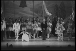 New York City Ballet production of "Coppelia", Patricia McBride and Helgi Tomasson take a bow with conductor Robert Irving, George Balanchine and Alexandra Danilova, choreography by George Balanchine and Alexandra Danilova after Marius Petipa (Saratoga)