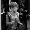 New York City Ballet production of "Don Quixote" with a young Christopher d'Amboise waiting in the wings to go on as a small knight, choreography by George Balanchine (New York)